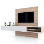 Panel Para Lcd/led Rack Mueble Living Texturado Touch H/40 ADELE