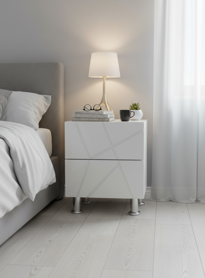 Mesa de luz laqueada