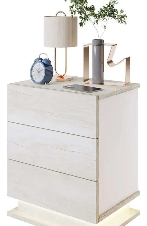 Mesa de Luz Mailly 3 Cajones
